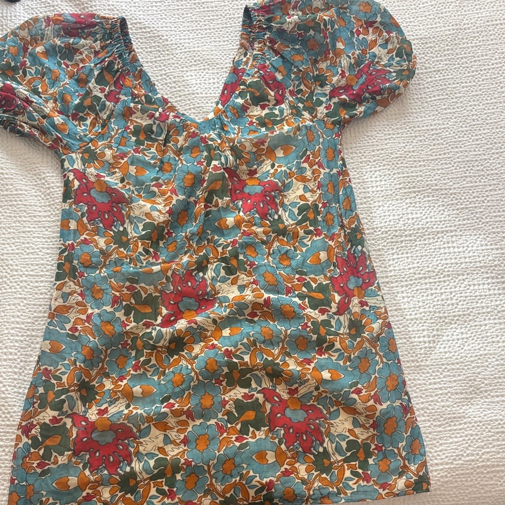 Rebecca Taylor Multicolor Floral Blouse